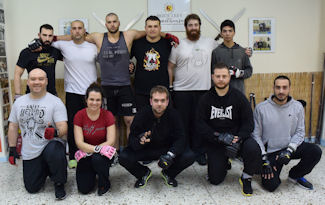 Kali Destructions seminar with instructor Vagelis Zorbas