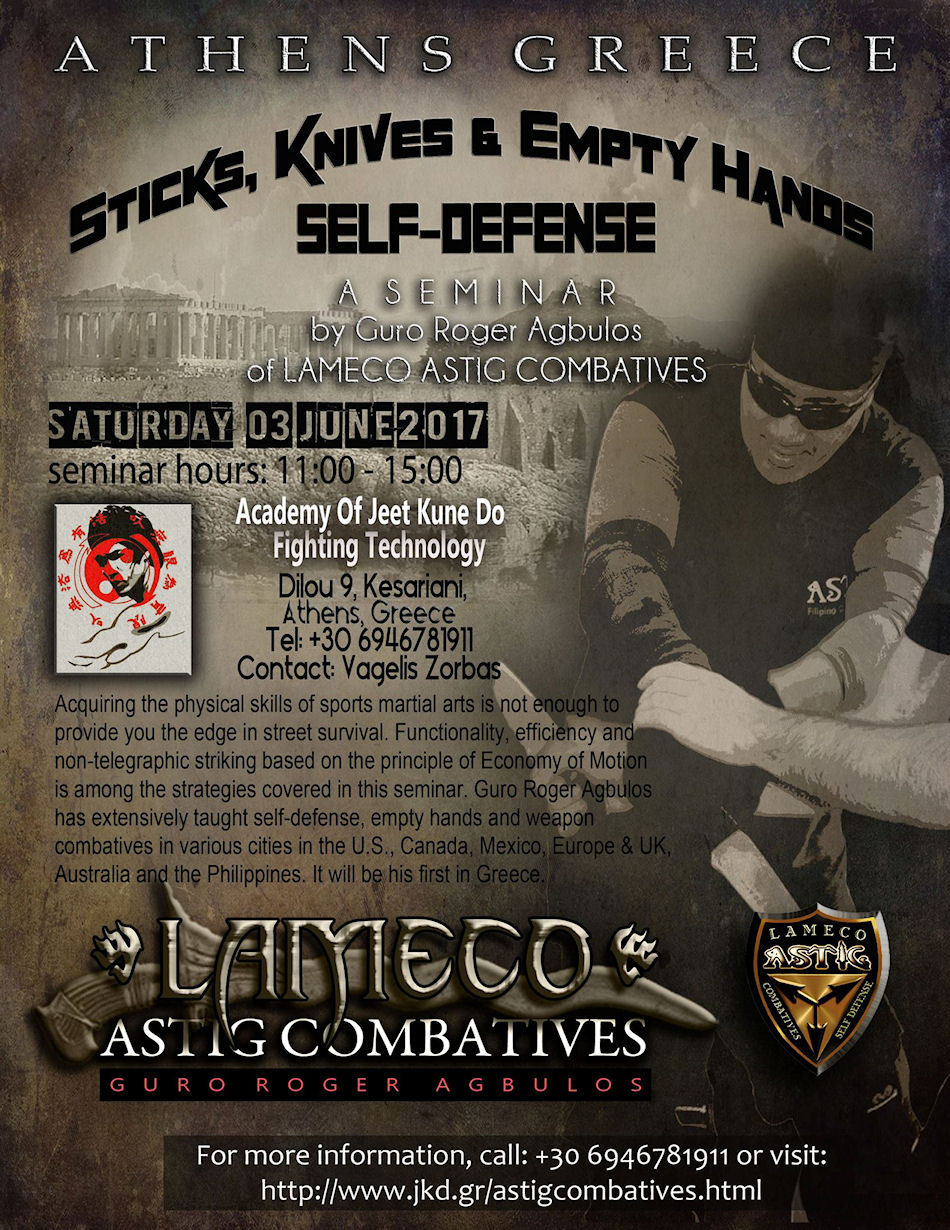 Lameco Astig Combatives Athens Greece