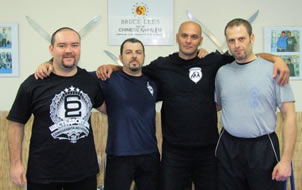 Vagelis Zorbas, Vasilis Stamatiou, Alex Kostic and Spyros Katsigiannis