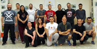 Kamatuuran Kali seminar with Gura Michelle Bautista in Athens, Greece