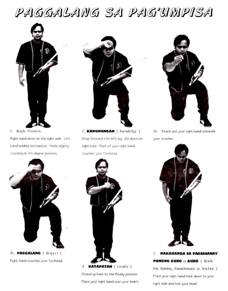 Lameco Eskrima Salutation